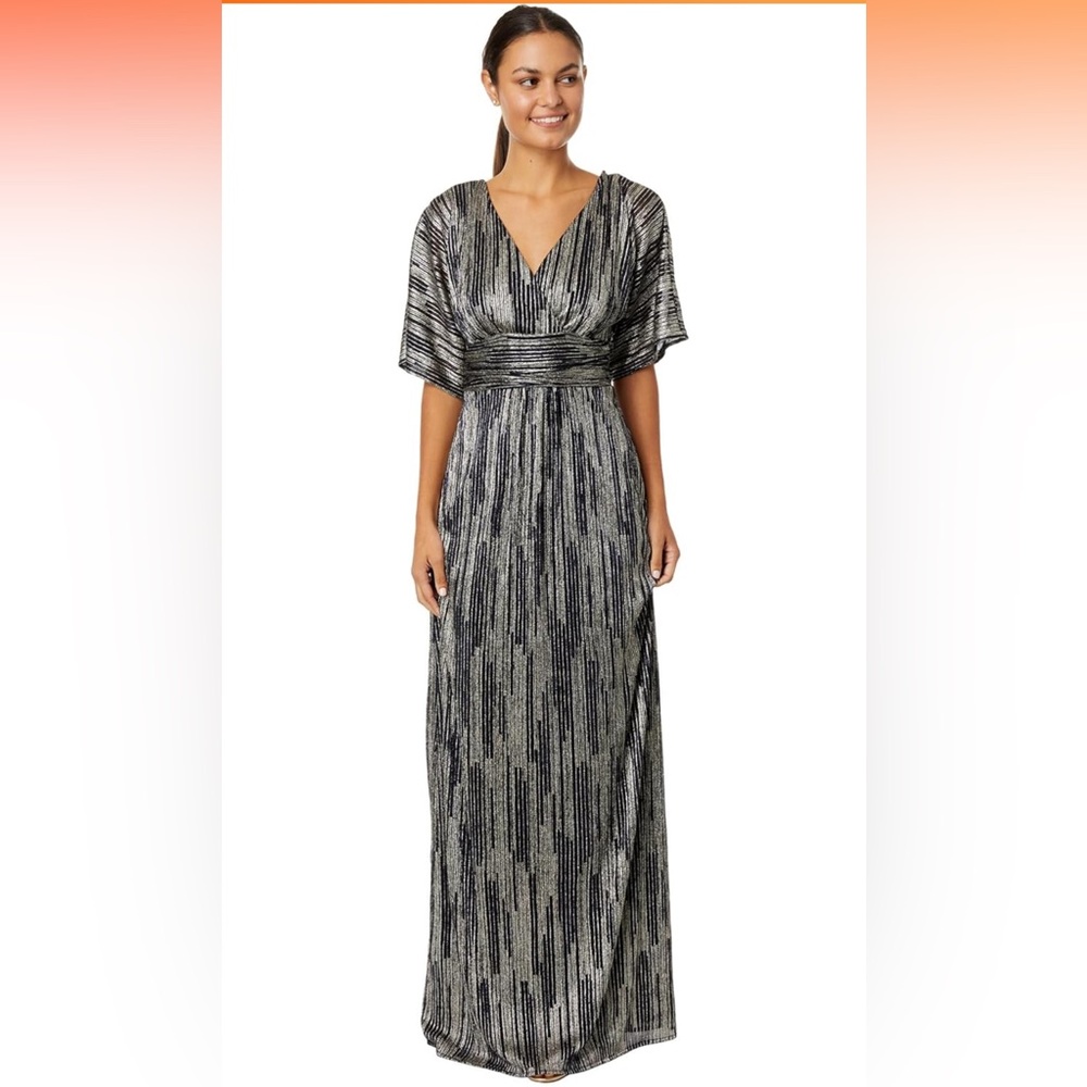 Lilly Pulitzer Womens Parigi Elbow Sleeve Maxi - XL